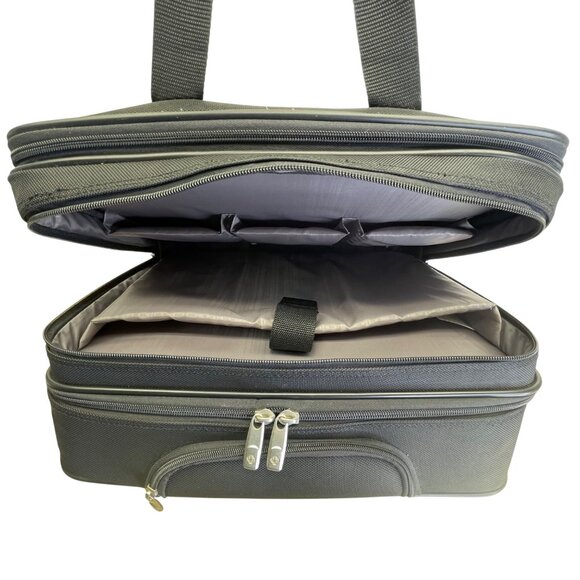 Samsonite Rolling Luggage Bag With Telescoping Handle & Multiple Compartments - Picture 10 of 13
